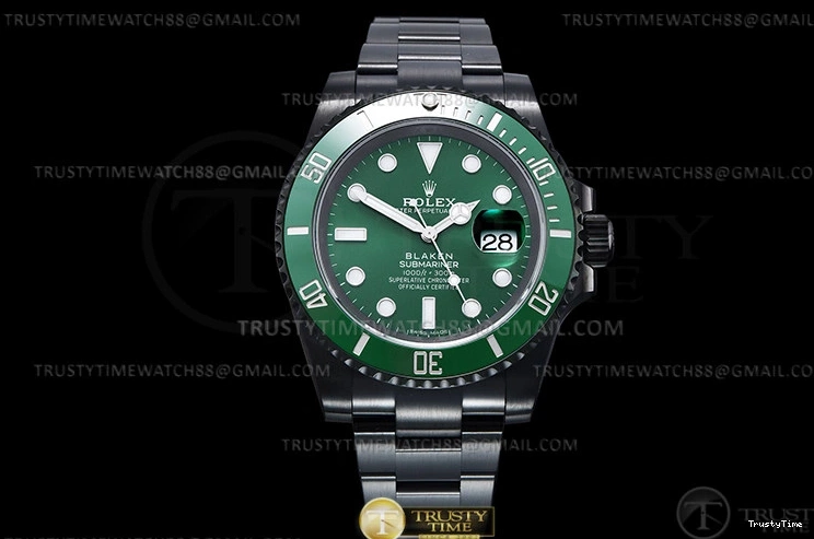 1227 ROLSUB0425A – Blaken Sub 116610LV PVD SS Black V6F V2 VS Cozy 1051